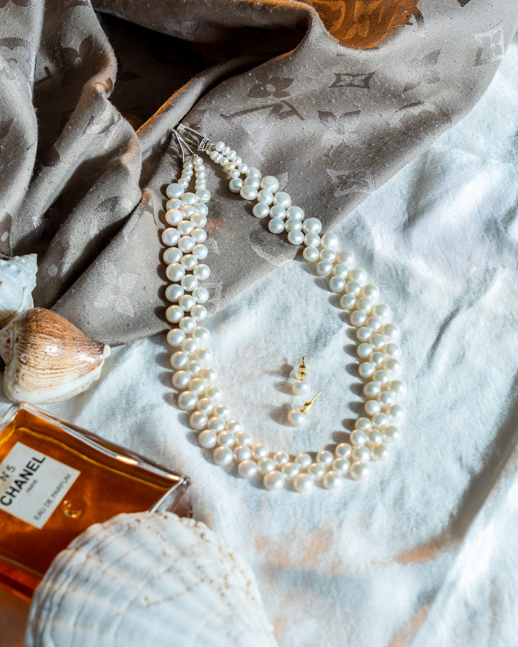 Ivory ZigZag Pearl Set