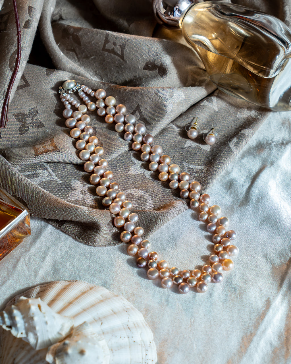 Ivory ZigZag Pearl Set