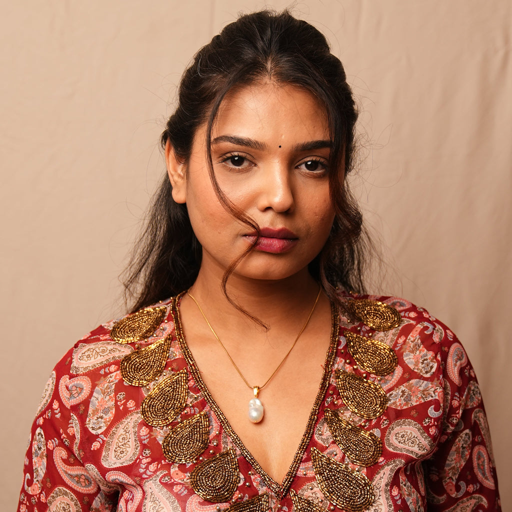 Vaasvi Baroque Pearl Pendant
