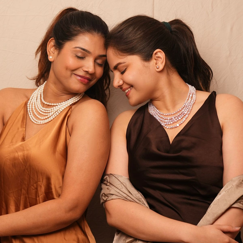 Lilac Aura Pearl Set